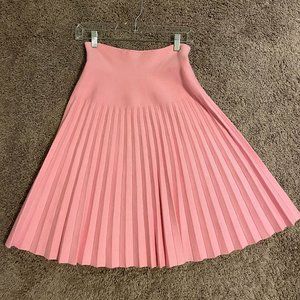 Miamod Year Round Pleated pink Midi skirt